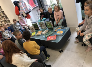 Wyjście grupy niebieskiej do Biblioteki Tuvim